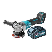 마끼다 40V MAX 충전 앵글 그라인더 BL모터 GA011GZ + 4.0Ah 배터리 BL4040, 1세트
