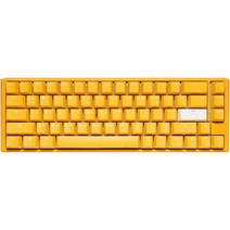 Ducky ONE 3 SF RGB PBT 이중사출 한글 키보드 스피드 실버축, Yellow, 텐키리스