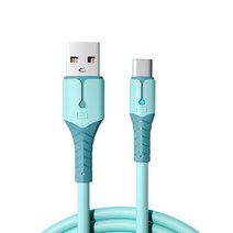 위드웍스 USB C타입 컬러 고속 충전케이블, 블루, 1m