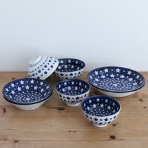 로코리빙 북유럽감성 스타 2인 그릇세트 8개, 블루, 공기 2p + 대접 2p +찬기 대 2p + 접시 대 2p