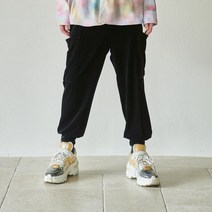 메타퍼 남성용 카고 벨벳 조거팬츠