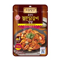 오뚜기 오늘밥상 춘천식 철판닭갈비 양념, 160g, 1개