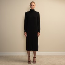 퓨어캐시미어뉴욕 Turtleneck Maxi Dress