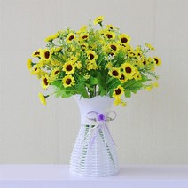 소니오 장식용 홈 테이블 멀티 조화 + 화병, TYPE 42 + 랜덤발송(화병 꽃)