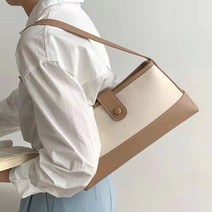 끄레앙 가벼운 캔버스 콤비 숄더백 107