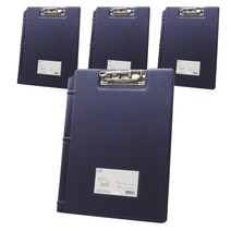 레포트 화일 대 A4 HB517, 청색, 4개