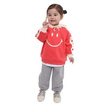 삼소니 아동용 마들렌 후드 상하의 세트