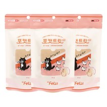 닥터펠리스 포캣트릿 Raw 고양이 간식 동결건조 미야옹철 25g, 3개, 닭가슴살