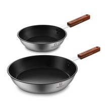 바겐슈타이거 스타크 IH 스텐 코팅 후라이팬 세트 2개, 프라이팬 20cm + 프라이팬 28cm