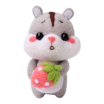 아이엠미니 DIY 펠트 니들 세트, 소심 햄스터, 1세트