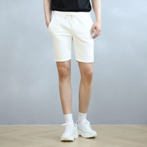 블루포스 남성용 페론큐 면 밴딩 베이직핏 캐주얼 무지 스판 반바지