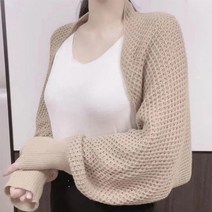 여성용 아티렐 커프스 그물 바람막이 작은숄