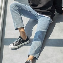 맨타임 남성용 DKF 데일리 히든밴딩 스판 데님팬츠