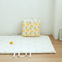 아솜느 유아용 냉감 듀라론 어린이집 낮잠 이불 + 패드 + 베개 세트, 모과