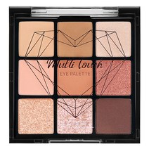 쉬드엘 멀티 터치 아이 팔레트 9색, 혼합색상, 1개