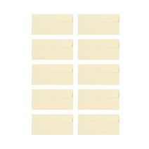 스튜디오에잇 가로형 컬러봉투 4p, 베이지, 10개
