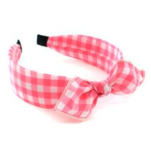 채니봉봉 체크에이드 손수건 헤어밴드