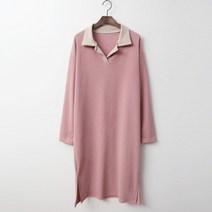 슈가펀 프레버 카라 니트 롱 원피스