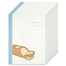포포팬시 햄치 무제 제본 노트, GRAY, 10개