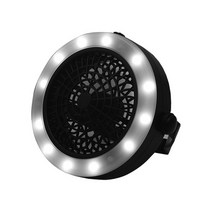 KEEP 2 in 1 360도 회전 LED 선풍기, 혼합색상, 1개