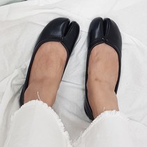 파이 여성 타비 발가락 플랫슈즈 1cm K094