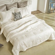 바자르 풍기인견 바이오워싱 여름 이불, 백아이보리