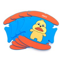 어반카 차량용 손잡이 긁힘방지 스티커, 오리, 4개