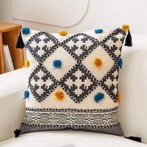 JCP 폼폼 태슬 포인트 쿠션커버