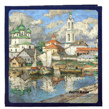 스타 터치 아트 포토 앨범 27 x 28 cm, 07 작은마을 + 화이트, 30매
