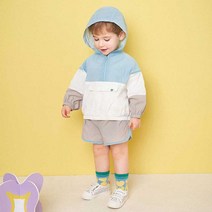 몰리멜리 아동용 스트리트 아노락 점퍼 상하복 세트