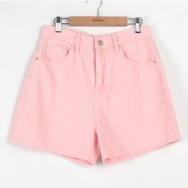 빼빼 여성용 트렌디 파스텔 코튼 숏팬츠