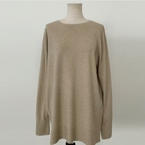 비나인 여성용 카키아 캐시미어 라운드니트