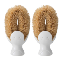 블루선 야자수 스탠드 브러쉬, 혼합색상, 2개