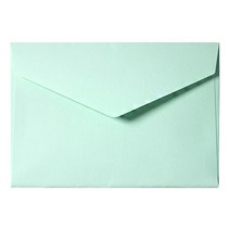 레인보우 파스텔 청첩장 엽서봉투, 민트, 50개
