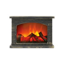 KEEP 빈티지 엔틱 실내 불멍 벽난로 탁상형 무드등, 혼합색상