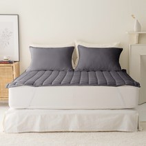 GoodSleep Allos 침대패드 겸 카페트 고정밴딩형, 차콜