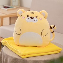므뮤 예쁜 동물 캐릭터 인형 쿠션 무릎담요