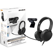 에버미디어 Video Conference Kit 317 웹캠 + 헤드셋 세트, PW313, AH313, 혼합색상