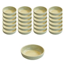 동광멜라민 ABM K 마블 굽도자기 3반 접시 25p, 베이지, 25개