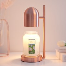 더스윗 유로 다이얼 워머 + 전구 2p + 양키캔들 라지자 클린코튼 세트, 로즈골드(워머)