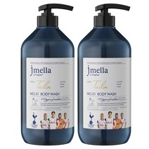 제이멜라 인 잉글랜드 위드 토트넘 남성용 테일러 바디 워시, 1000ml, 2개