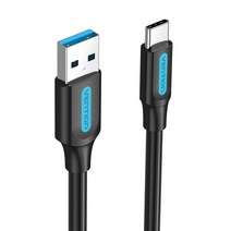 벤션 투톤 USB3.1 Gen1 C타입 USB3.0 고속충전케이블, 1m, 혼합색상1259810 14, 1개