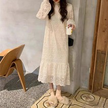 데이먼 정장 패션 임산부 레이스 원피스