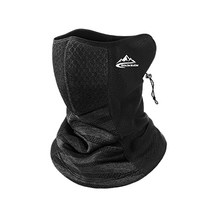 스포츠 방한 마스크 필터교체형, 블랙