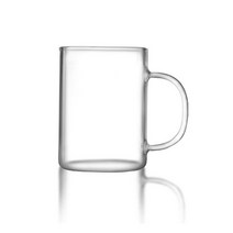 슬림 내열유리 머그컵 530ml, 투명, 1개