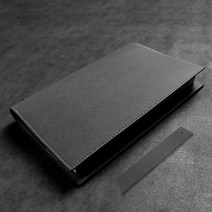 아바 사피아노 일반형 북커버 XL, 카본 블랙(북커버), 랜덤발송(북마크), 1개