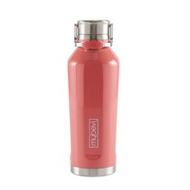 마이베비 콰트로 캔틴 캐리핸들 텀블러, 390ml, 코랄 스파클