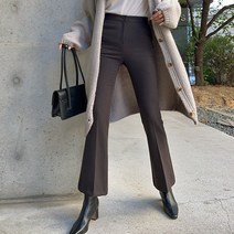 시크폭스 여성용 마브 겉기모 부츠컷 슬랙스