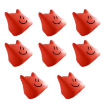 이룸365 스마일 책상 모서리 보호대, 레드, 8개