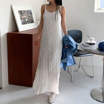 슈가펀 모아벨 플리츠 나시 원피스